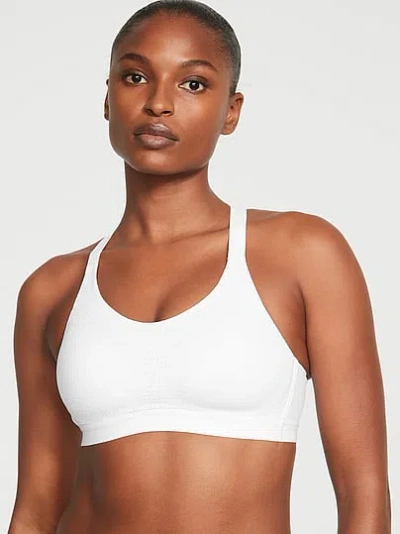 Victoria's Secret Vsx Lightweight Mesh Sports Bra In White