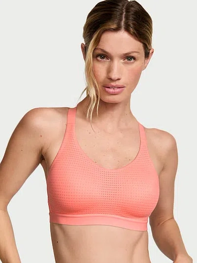 Victoria's Secret Vsx Lightweight Mesh Sports Bra In Pink