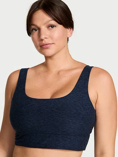 Victoria's Secret Vsx Luxmarl™ Longline Sports Bra In Blue