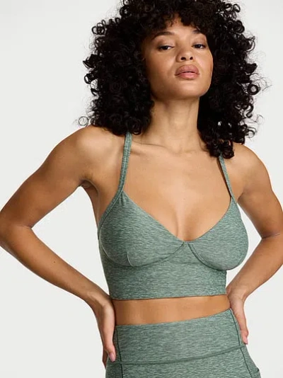 Victoria's Secret Vsx Luxmarl™ Racerback Sports Bra In Animal Print