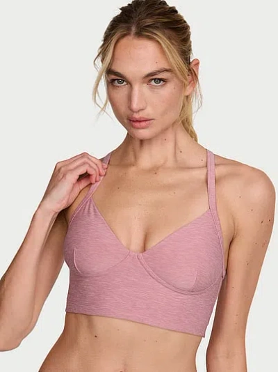 Victoria's Secret Vsx Luxmarl™ Racerback Sports Bra In Pink