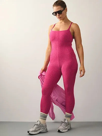 Victoria's Secret Vsx Luxmarl™ Strappy Jumpsuit In Pink