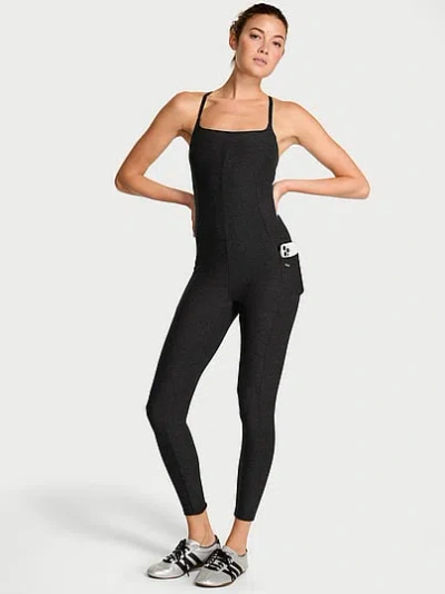 Victoria's Secret Vsx Luxmarl™ Strappy Jumpsuit In Black