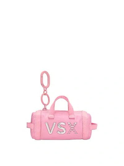Victoria's Secret Vsx Micro Duffel Bag Charm Keychain In Pink