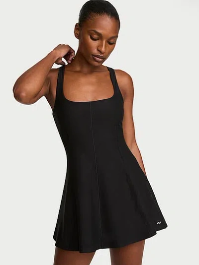 Victoria's Secret Vsx New Essential Square-neck Flare Dress In Print