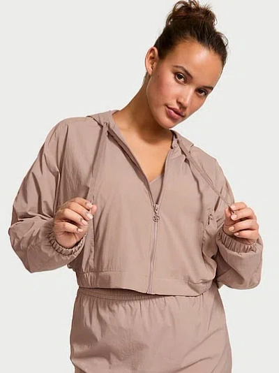 Victoria's Secret Vsx Parachute Weekend Jacket In Purple