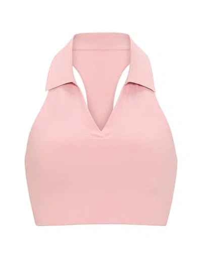 Victoria's Secret Vsx Racketcool™ Collared Bra Top In Pink