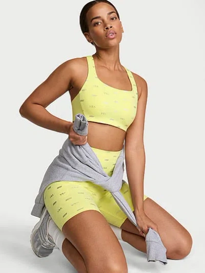 Victoria's Secret Vsx Racketcool™ Racerback Sports Bra In Animal Print