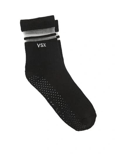 Victoria's Secret Vsx Sport Grip Socks In Black
