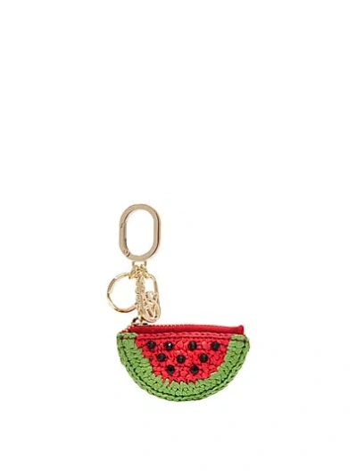 Victoria's Secret Watermelon Bag Charm Keychain In Pink