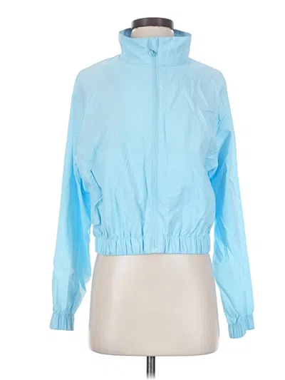 Pre-owned Victoria's Secret Windbreaker Jacket In Blue