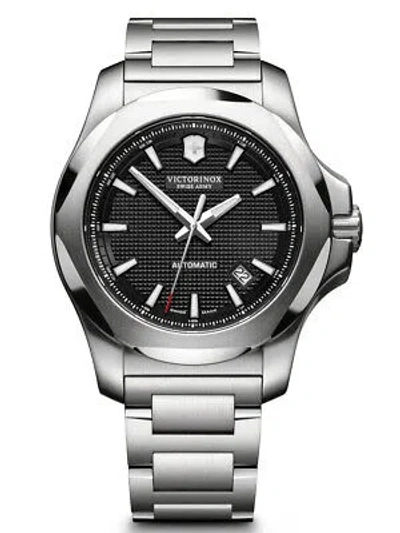 Pre-owned Victorinox 241837 I.n.o.x. Automatic Mens Watch 43mm 20atm