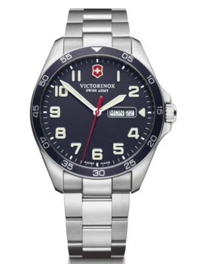 Pre-owned Victorinox 241851 Fieldforce Mens Watch 42mm 10atm