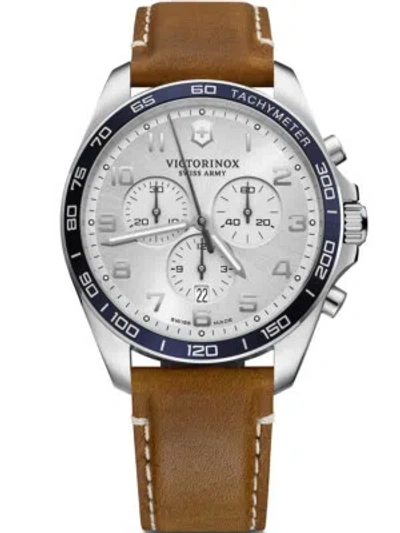 Pre-owned Victorinox 241900 Fieldforce Chronograph Mens Watch 42mm 10atm