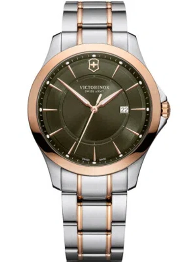 Pre-owned Victorinox 241913 Alliance Mens Watch 40mm 10atm