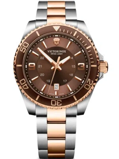 Pre-owned Victorinox 241951 Maverick Chronograph Mens Watch 43mm 10atm