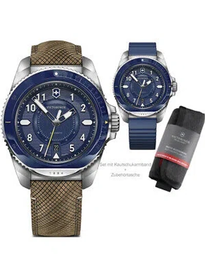 Pre-owned Victorinox 241980.1 Journey 1884 Automatic Mens Watch 43mm 20atm