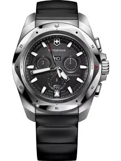 Pre-owned Victorinox 241983 Mens Watch I.n.o.x Chronograph 43mm 20atm