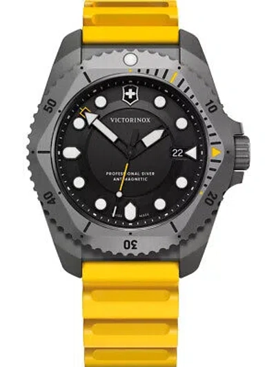 Pre-owned Victorinox 241992 Mens Watch Dive Pro Quartz Titanium 43mm 30atm