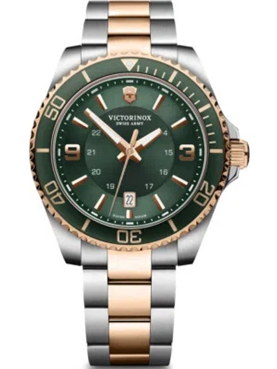 Pre-owned Victorinox 242008 Maverick Large Mens Watch 43mm 10atm