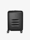 Victorinox Black Spectra 3.0 Expandable Recycled-polycarbonate Suitcase 55cm In Black