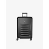 Victorinox Black Spectra 3.0 Expandable Recycled-polycarbonate Suitcase 69cm In Black