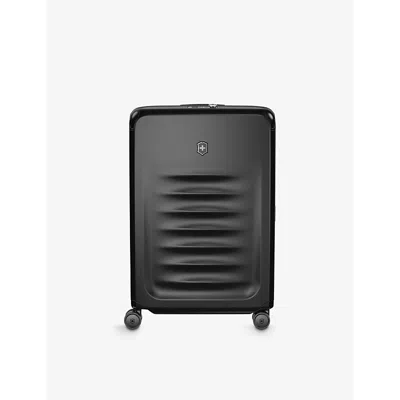 VICTORINOX BLACK SPECTRA 3.0 LARGE EXPANDABLE POLYCARBONATE SUITCASE 75CM,64601527