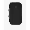 Victorinox Travel Essentials Woven Travel Organiser Black In Black