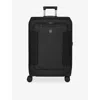 Victorinox Black Werks Traveler 7.0 Medium Double 4-wheel Expandable Suitcase 69cm In Black