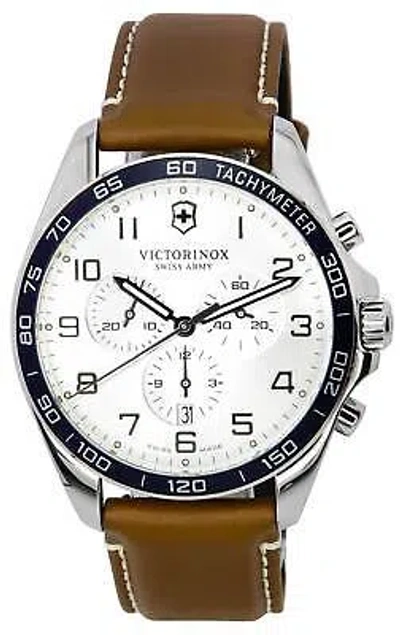 Pre-owned Victorinox Fieldforce Chronograph Quartz 241900 Men's Watch