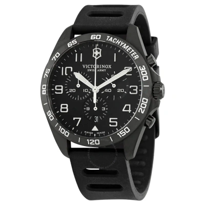 Victorinox Fieldforce Sport Chronograph Quartz Black Dial Men's Watch 241926.1