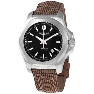 Pre-owned Victorinox I.n.o.x. Automatic Black Dial Men's Watch 241836
