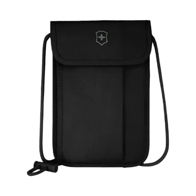 Victorinox Lifestyle Accessories Travel Essentials Security Neck Pouch - Poncho & Pouch In Black