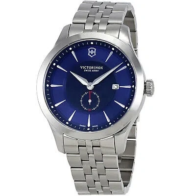 Pre-owned Victorinox Men's Alliance Blue Dial Watch - 241763