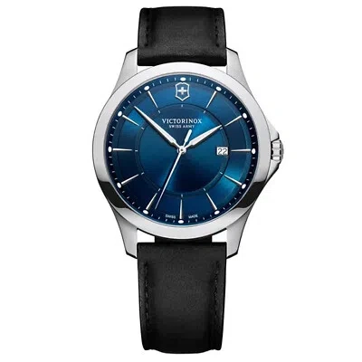 Pre-owned Victorinox Men's Alliance Blue Dial Watch - 241906