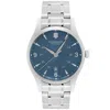 Victorinox Men's Swiss Army Alliance Blue Dial Watch In Blue