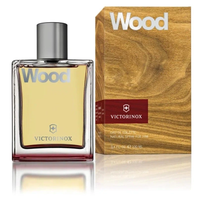 Victorinox Men's Wood Edt Spray 3.4 oz Fragrances 7611160211767 In Lemon