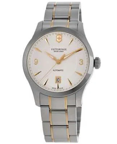 Pre-owned Victorinox Swiss Army Alliance Automatic Two-tone Steel Men's Watch 241874