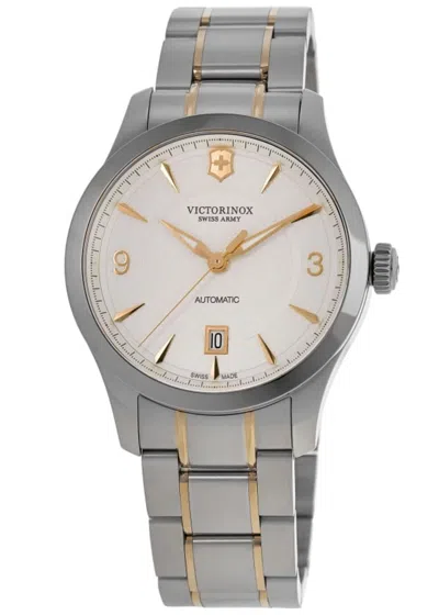 Victorinox Swiss Army Alliance Automatic Two-tone Steel White Dial Men's Watch 241874
