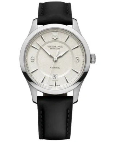Pre-owned Victorinox Swiss Army Alliance Automatic White Dial Men's Watch 241871