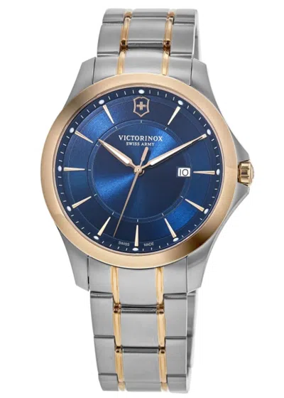 Victorinox Swiss Army Alliance Quartz Blue Dial Two-tone Steel Men's Watch 241911