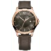 Victorinox Swiss Army Alliance Quartz Grey Dial Leather Strap Men's Watch 241908 In Grey
