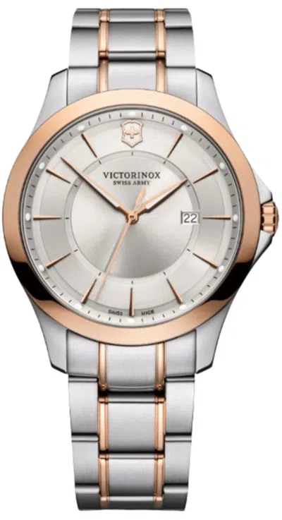 Victorinox Swiss Army Alliance Quartz White Dial Steel Men's Watch 241912
