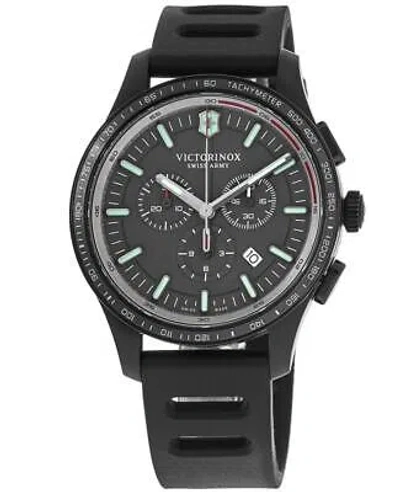 Pre-owned Victorinox Swiss Army Alliance Sport Chronograph Grey Men's Watch 241818