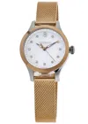 Victorinox Swiss Army Alliance Xs Quartz Mother Of Pearl Crystal Dial Two-tone Steel Women's Watch 241879 In Multi