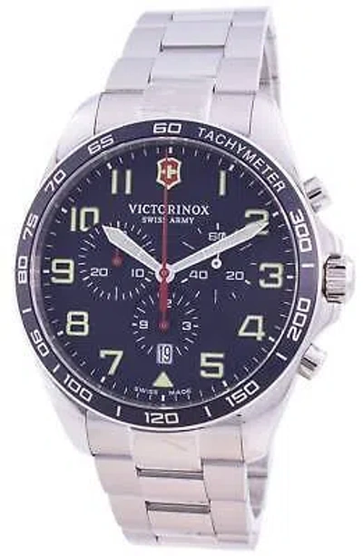 Pre-owned Victorinox Swiss Army Fieldforce 241857 Quartz Chronograph 100m Men's Watch