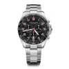 Victorinox Swiss Army Fieldforce Classic Chrono Black Dial Steel Men's Watch 241899 In Black