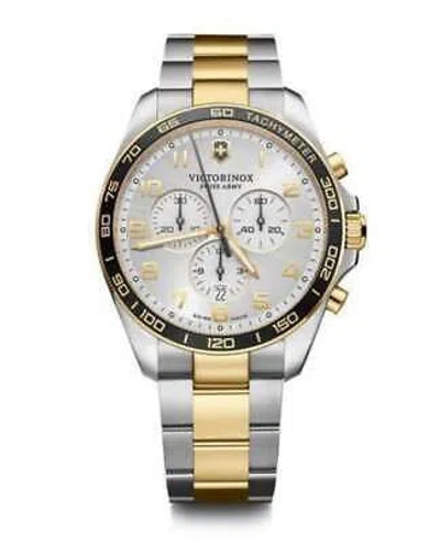 Pre-owned Victorinox Swiss Army Fieldforce Classic Chrono Gray Men's Watch 241903