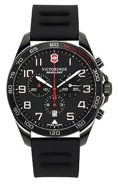 Pre-owned Victorinox Swiss Army Fieldforce Sport Chronograph Swiss Made 241889 Mens Watch