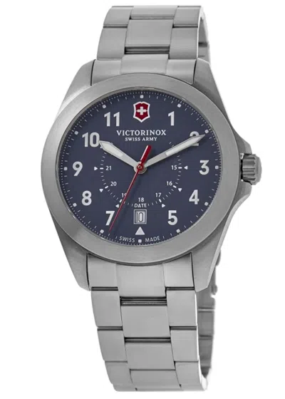 Victorinox Swiss Army Heritage Quartz Blue Dial Steel Men's Watch 241967